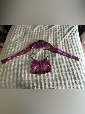 Badinka Fluctuation Mesh 2 Piece Shrug Top